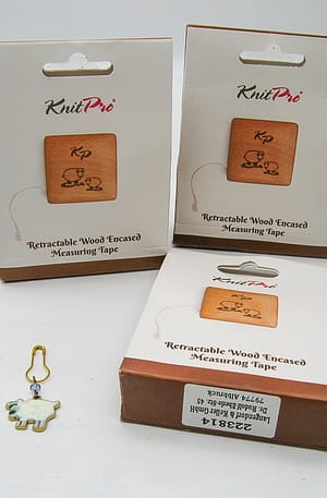 KnitPro - Maßband aus Buchenholz - eckig